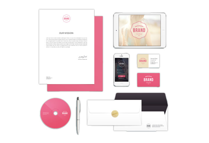 Charte graphique désignée par notre agence de communication pour documents visuels et de communication