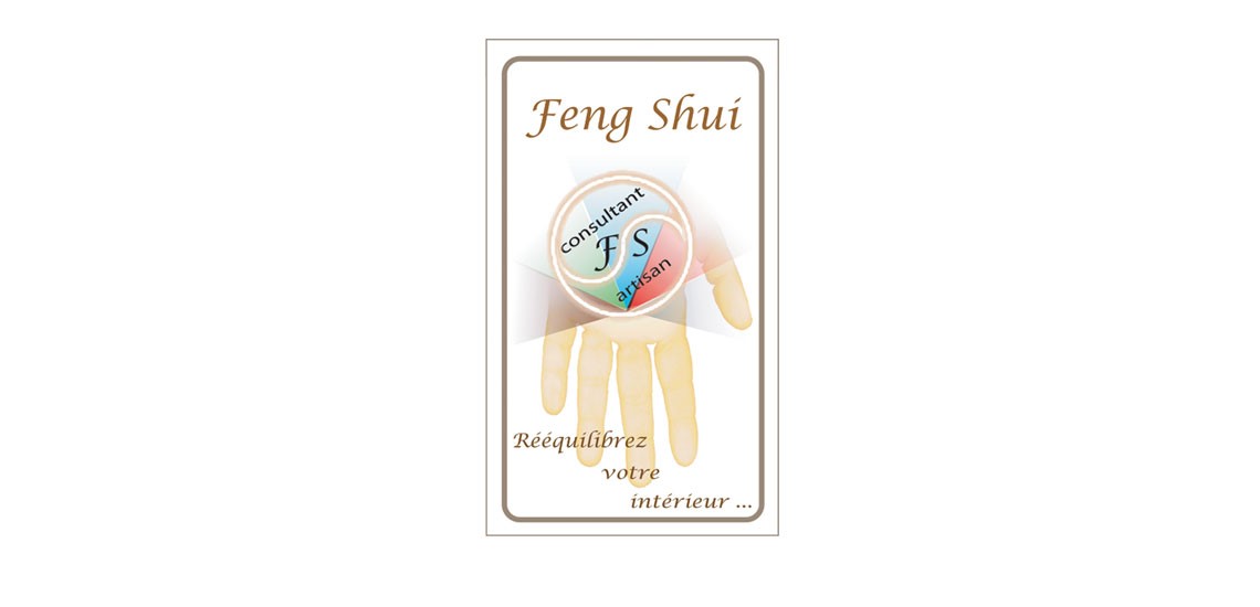 Charte graphique, identité visuelle et réalisation de documents commerciaux pour Feng Shui Sud Ouest