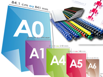 Services d'impression, photocopie et reliure