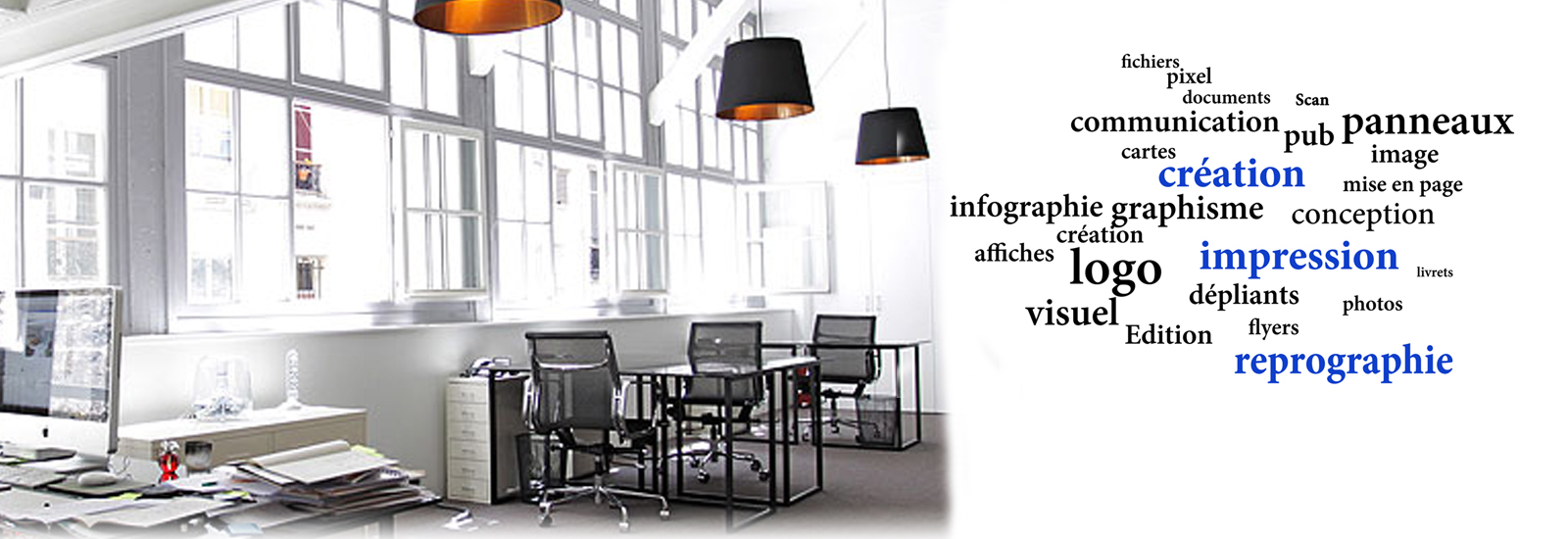 Services d'impression, reprographie et photocopie pour particuliers